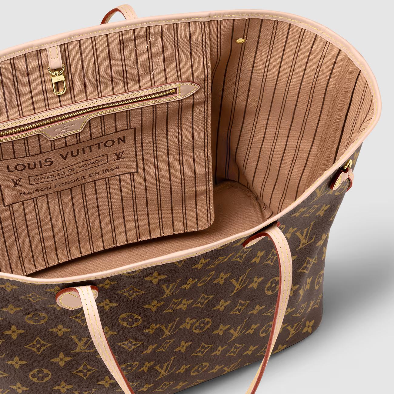 Túi Louis Vuitton Neverfull GM Nữ Monogram Be